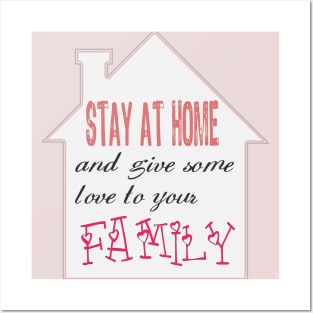 stay at home Posters and Art
